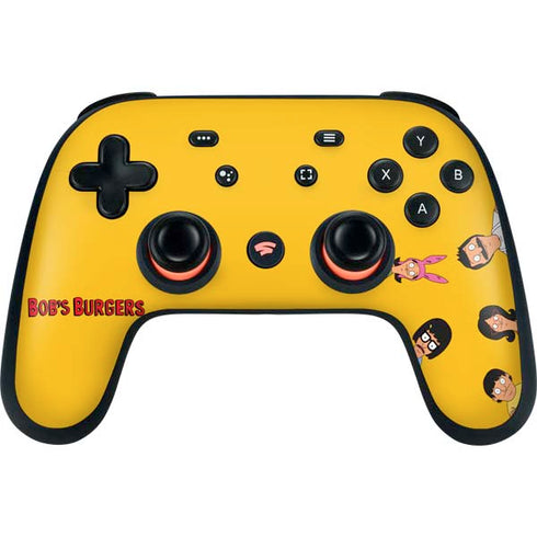 Bobs Burgers Stare Google Stadia Controller Skin