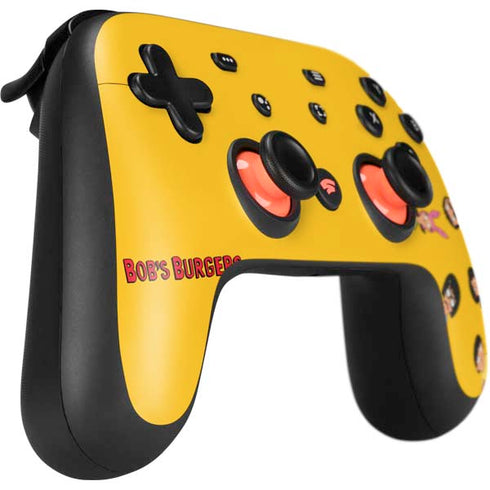 Bobs Burgers Stare Google Stadia Controller Skin