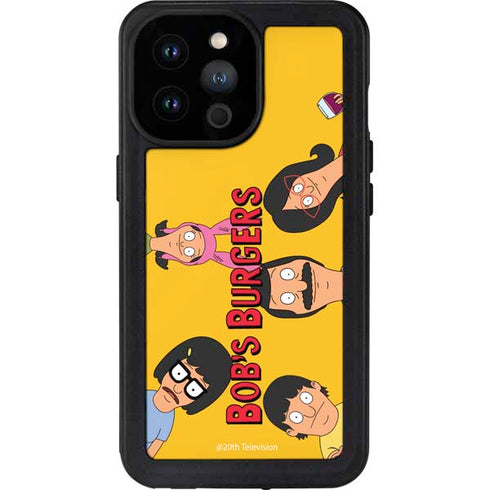 Bobs Burgers Stare iPhone 14 Pro Max Waterproof Case