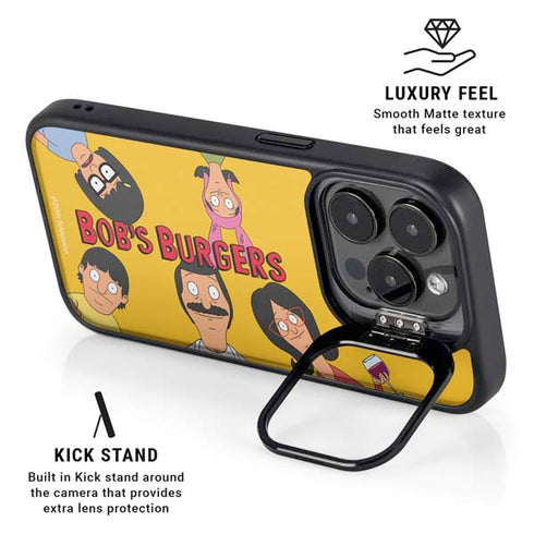 Bobs Burgers Stare iPhone 15 Pro Max Kickstand Case