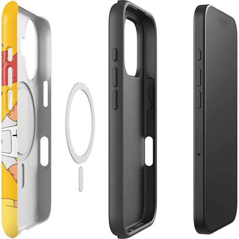 Bobs Burgers Stare iPhone 16 Magsafe Impact Case