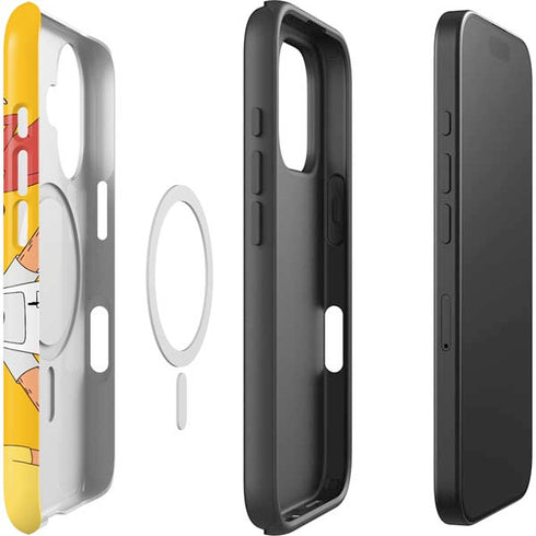 Bobs Burgers Stare iPhone 16 Plus Magsafe Impact Case