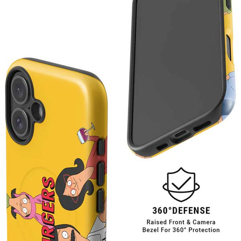 Bobs Burgers Stare iPhone 16 Plus Magsafe Impact Case