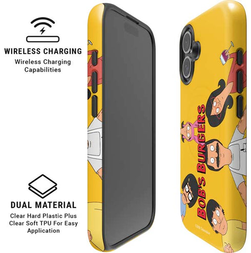 Bobs Burgers Stare iPhone 16 Plus Magsafe Impact Case