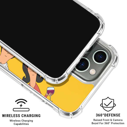 Bobs Burgers Stare iPhone 16 Pro Max Clear Case
