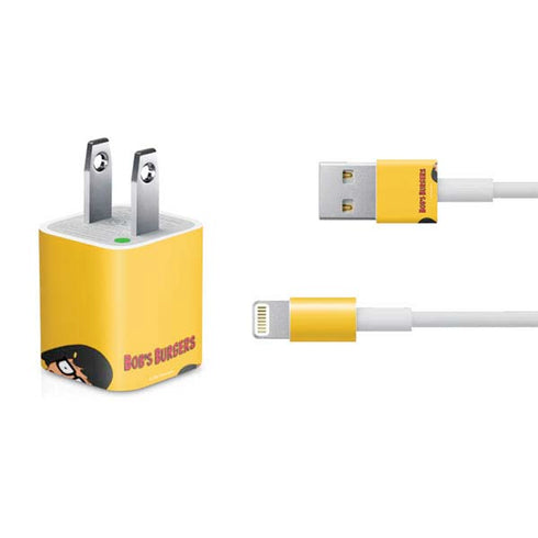Bobs Burgers Stare iPhone Charger (5W USB) Skin