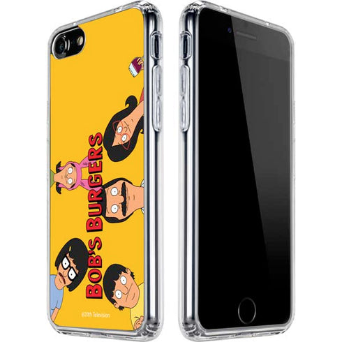 Bobs Burgers Stare iPhone SE (2nd & 3rd Gen) Clear Case
