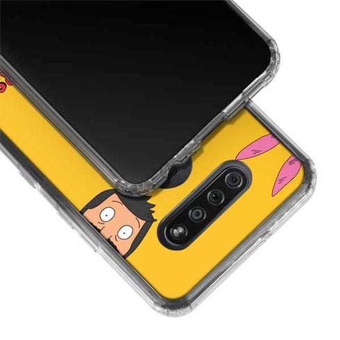 Bobs Burgers Stare LG K51/Q51 Clear Case