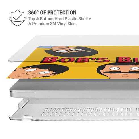 Bobs Burgers Stare MacBook Pro 14in (2021-24) Case plus Skin