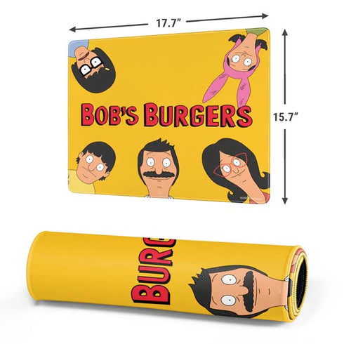 Bobs Burgers Stare Gaming Mouse Pad