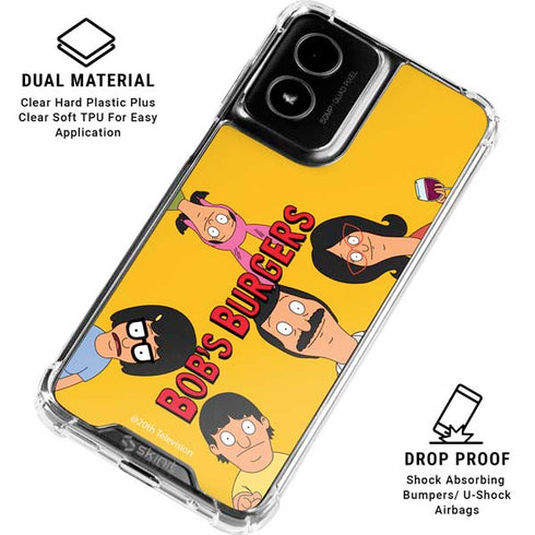 Bobs Burgers Stare Moto G Power 5G (2024) Clear Case