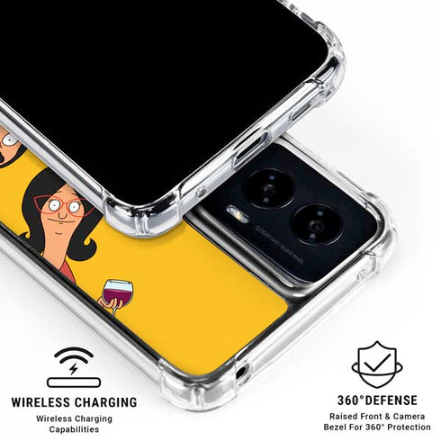 Bobs Burgers Stare Moto G Power 5G (2024) Clear Case