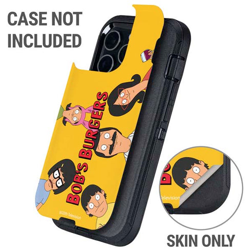 Bobs Burgers Stare Otterbox Defender iPhone Skin