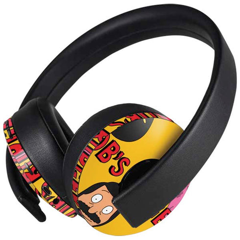 Bobs Burgers Stare PlayStation 4 Gold Wireless Headset Skin