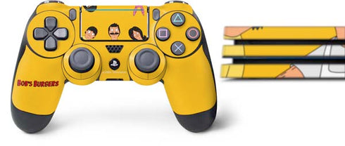 Bobs Burgers Stare PS4 Pro Bundle Skin