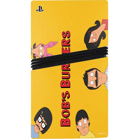 Bobs Burgers Stare PS5 Pro Disk Bundle Skin