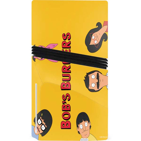 Bobs Burgers Stare PS5 Pro Disk Bundle Skin