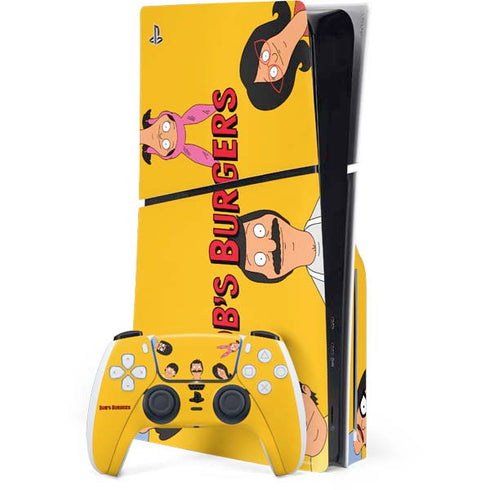 Bobs Burgers Stare PlayStation PS5 Skins