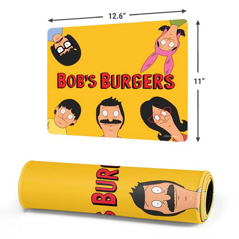 Bobs Burgers Stare Gaming Mouse Pad