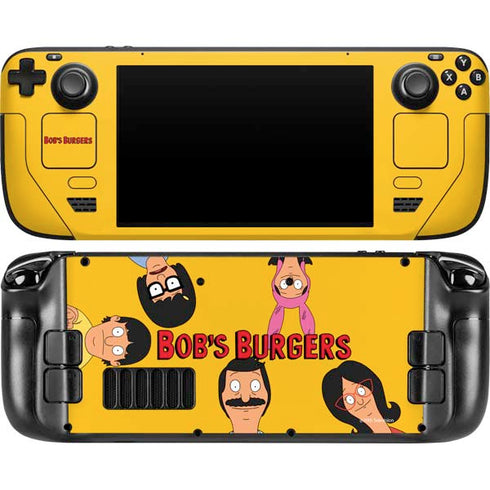 Bobs Burgers Stare Steam Deck Handheld Gaming Computer OLED Skin