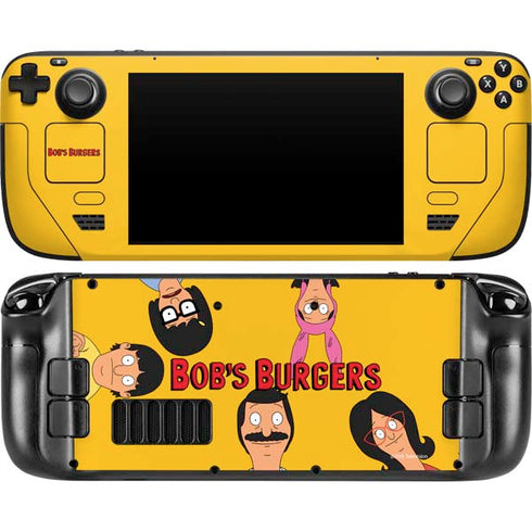 Bobs Burgers Stare Steam Deck Handheld Gaming Computer Skin