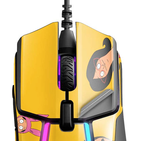 Bobs Burgers Stare SteelSeries Rival 600 Gaming Mouse Skin