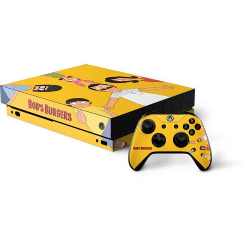 Bobs Burgers Stare Xbox One X Bundle Skin