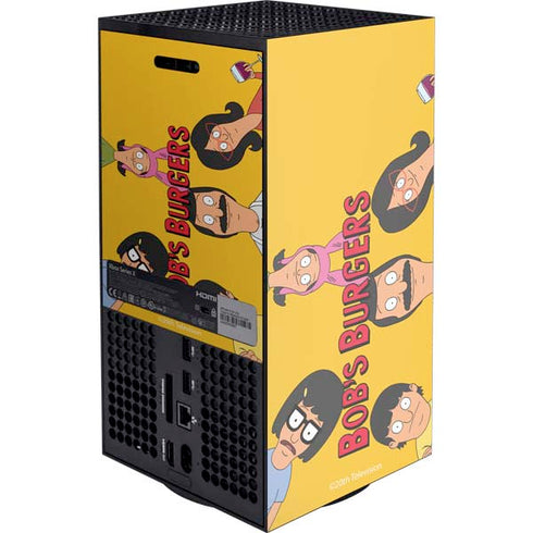 Bobs Burgers Stare XBox Series X Digital Edition Console Skin