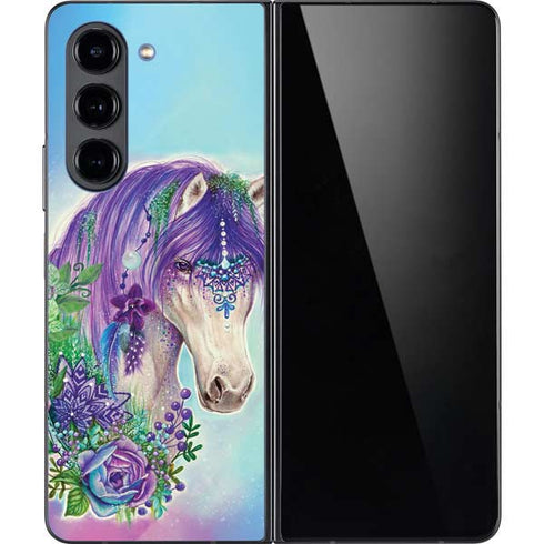 Fantasty Horse by Sheena Pike Galaxy Z Fold5 5G Skin