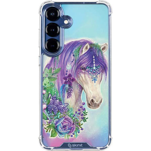 Fantasty Horse by Sheena Pike Galaxy S25 Clear Case