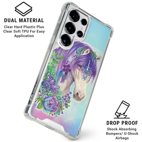 Fantasty Horse by Sheena Pike Galaxy S25 Ultra Clear Case