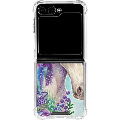 Fantasty Horse by Sheena Pike Galaxy Z Flip6 Clear Case