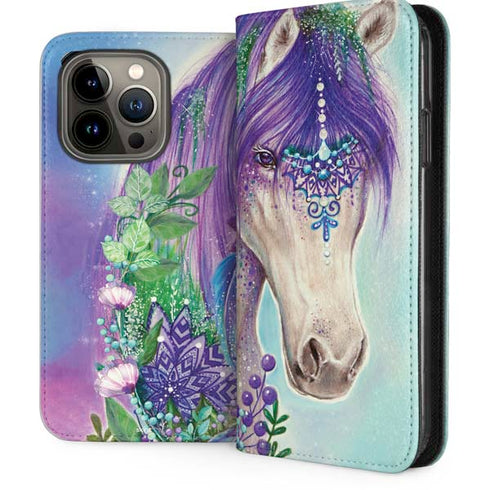 Fantasty Horse by Sheena Pike iPhone 13 Pro Folio Case