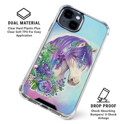 Fantasty Horse by Sheena Pike iPhone 15 Clear Case