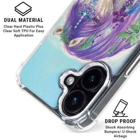 Fantasty Horse by Sheena Pike iPhone 16 Clear Case