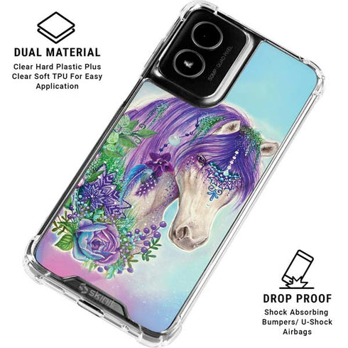 Fantasty Horse by Sheena Pike Moto G Power 5G (2024) Clear Case