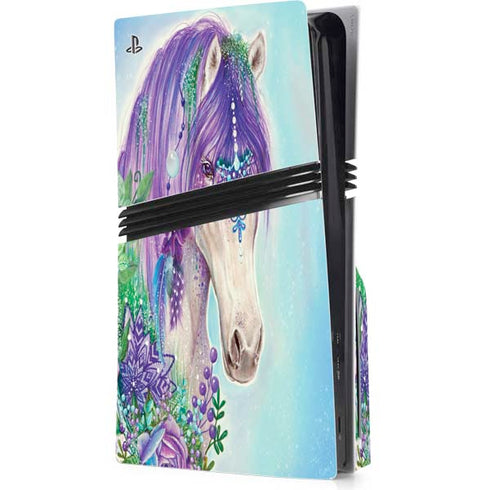 Fantasty Horse by Sheena Pike PS5 Pro Disk Console Skin