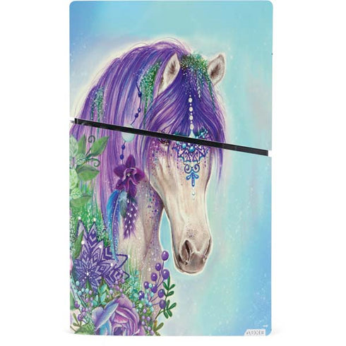 Fantasty Horse by Sheena Pike PS5 Slim Digital Edition Console Skin