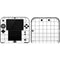 White Grid Nintendo 2DS Skin