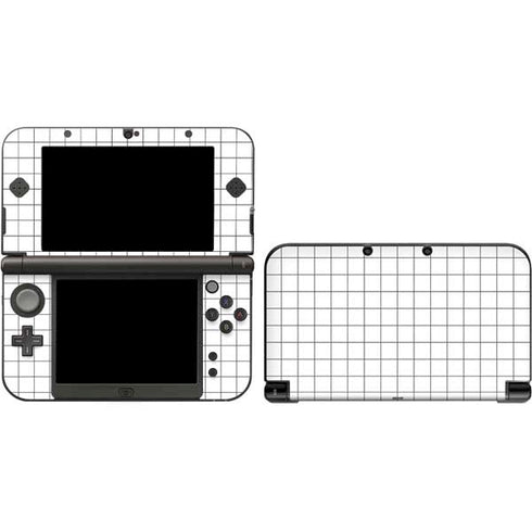 White Grid Nintendo Skins