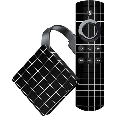 Black Grid Amazon Fire TV Skin
