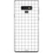 White Grid Galaxy Note 9 Skin
