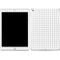 White Grid Apple iPad Skin