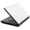 White Grid Lenovo T420 Skin