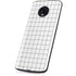 White Grid Moto G6 Skin