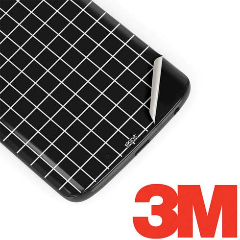 Black Grid Moto G6 Skin