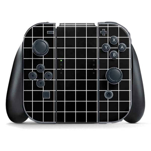 Black Grid Nintendo Skins