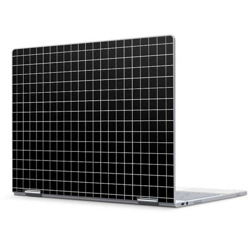 Black Grid Pixelbook Skin