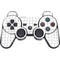 White Grid PS3 Dual Shock wireless controller Skin