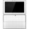 White Grid Surface Pro Tablet Skin